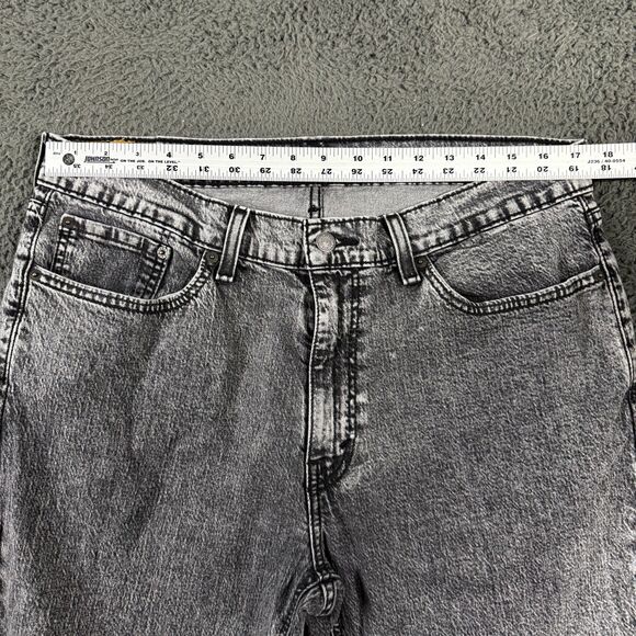 Levis 541 Jeans Mens 36x32 (Fits 34x30) Gray Athletic Tapered Fit Stretch Denim - Picture 3 of 16